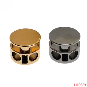 กระดุมห่วงเชือกโลหะสองรูปรับได้สำหรับกระเป๋าและสเวตเตอร์ - Product Image 4