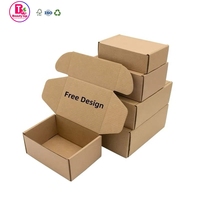 Boîtes d'expédition en carton ondulé personnalisées avec impression de marque pour l'emballage et la livraison de vêtements et de produits e-commerce