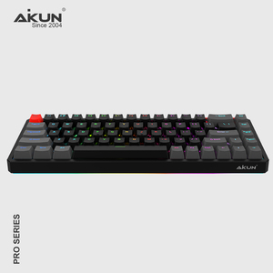 Nouveau <span class=keywords><strong>clavier</strong></span> de jeu Aikun X968 à trois modes, 68 touches, avec batterie rechargeable, rétroéclairage RVB, <span class=keywords><strong>programmation</strong></span> de macros mécaniques, USB-C - Product Image 5