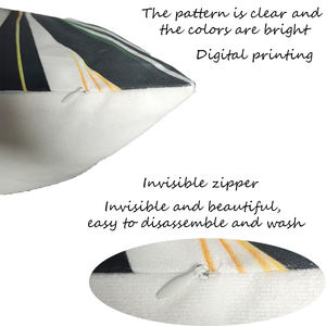 Venta al por mayor personalizado <span class=keywords><strong>feliz</strong></span> pequeño cocodrilo estampado adecuado para el hogar <span class=keywords><strong>Hotel</strong></span> sofá ventana de la <span class=keywords><strong>Bahía</strong></span> decoración funda de almohada de poliéster - Product Image 6