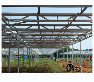 Estructura de Acero Galvanizado para Granjas Solares de 50kw, Suministro del Fabricante Líder, AS-AL-RC, Soporte de Montaje Solar Fotovoltaico Agrícola - Product Image 4
