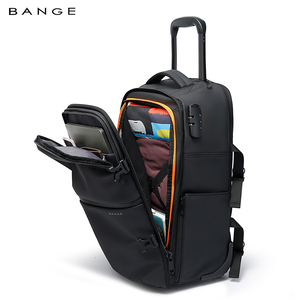 34L Multifunctional Convertible <strong>Rolling</strong> Backpack Travel Backpack Waterproof Anti-Theft Wheeled <strong>Laptop</strong> <strong>Bag</strong> for Business Travel - Product Image 3