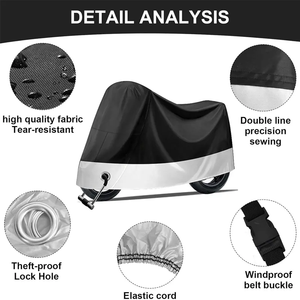 Cubierta de bicicleta impermeable de alta calidad puede bloquear la cubierta de motocicleta al aire libre cubierta de bicicleta de motocicleta - Product Image 5