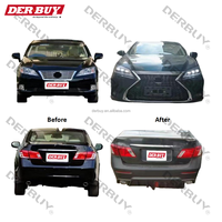 Pièces de réglage pour Lexus ES300 ES250 ES200 2006-2012 mise à niveau vers ES F Sport 2020 Style Auto Facelift Bodykit 3 lentilles phares Led