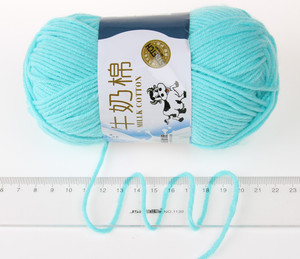 Cường Độ Cao 100G Sữa Bông Pha Trộn Sợi Chất Lượng Tuyệt Vời Cho Tay Đan & Crochet Ưa Thích Nhuộm Tái Chế Sợi Cho Dệt - Product Image 3