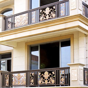 Trung Quốc Nhà máy tùy chỉnh kích thước và mô hình ban công ngoài trời nhôm lan can hàng rào 3D mô hình dịch vụ có sẵn - Product Image 4