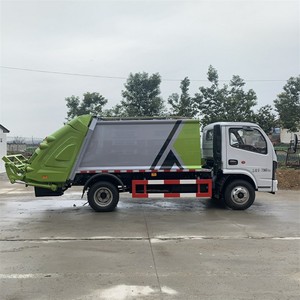 Camion de ramassage des déchets Dongfeng 4X2 de qualité supérieure, compacteur de déchets pour projets d'élimination des déchets commerciaux - Product Image 3