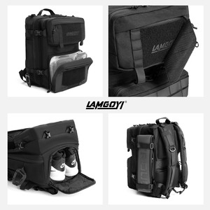 LAMGOYI Bolsas <span class=keywords><strong>de</strong></span> <span class=keywords><strong>Crossfit</strong></span> Personalizadas, <span class=keywords><strong>Mochila</strong></span> <span class=keywords><strong>de</strong></span> Gimnasio, Bolsa <span class=keywords><strong>de</strong></span> <span class=keywords><strong>Crossfit</strong></span> <span class=keywords><strong>de</strong></span> 9L 35L, <span class=keywords><strong>Mochila</strong></span> Táctica con Parches Bordados, Mochilas para Hombre - Product Image 4