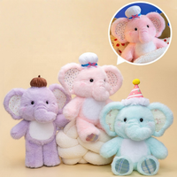 Peluche Éléphant Adorable, Jouet en Peluche Doux, Vente en Gros, Fabricant Personnalisé, Compagnon de Sommeil pour Bébé, Cadeaux Réconfortants pour Enfants