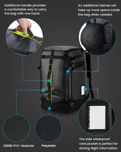 Sac à dos <span class=keywords><strong>de</strong></span> ski et <span class=keywords><strong>de</strong></span> snowboard personnalisé <span class=keywords><strong>de</strong></span> grande capacité 50L avec certification BSCI 21x13x14 pouces pour les sports <span class=keywords><strong>de</strong></span> plein air - Product Image 6