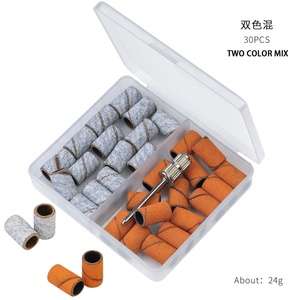 Colorful <b>Nail</b> Drill File Sanding <b>Nail</b> Polishing Head Sand Ring <b>Nail</b> Polishing Head Special Factory Wholesale Customization - Product Image 3