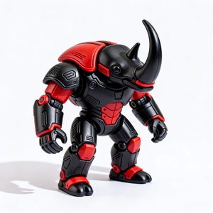 Figura Decorativa de PVC Personalizada, Exquisita Figura de Guerrero <span class=keywords><strong>Escarabajo</strong></span> <span class=keywords><strong>Rinoceronte</strong></span> - Product Image 5