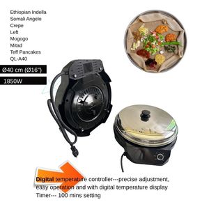 Máquina para Hacer Injera Digital con Control de Temperatura, Placa Antiadherente de Alta Eficiencia para Hotel, Teff, Enjera, Canjeero, <span class=keywords><strong>Megogo</strong></span> - Product Image 3