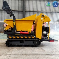 Fabriqué en Chine, facile à utiliser et multifonctionnel, camion à benne basculante sur chenilles Euro 5, mini camion à benne basculante sur chenilles automatique portable de 500 kg