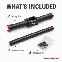 Colonne de direction pour trottinette électrique Carbonrevo, tige pliable en fibre de carbone, résistante à l'usure, pour la conduite quotidienne, légère