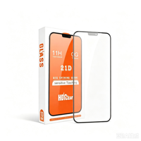 Protection d'écran en verre trempé HD 21D 9H anti-rayures pour smartphones Android et iOS - Prix usine