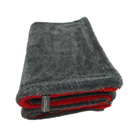 Ensemble de serviettes de nettoyage pour voiture en microfibre - Tissu tricoté à séchage rapide, durable et super absorbant