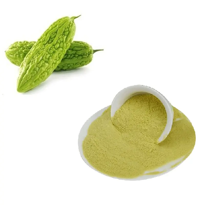Polvo de jugo de melón amargo verde secado en aerosol de etiqueta privada natural para té de salud instantáneo de proveedor Unilever