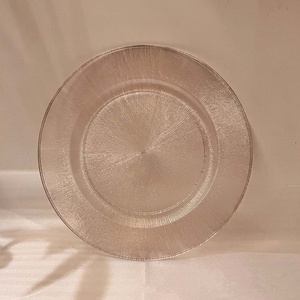 10 couleurs ronde Double placage Unique texturé isolation thermique plateaux ornements fruits bol plateau décoratif chargeur assiettes - Product Image 4
