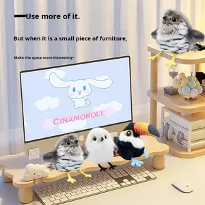 Giocattolo Elettrico Interattivo Moderno per Gatti con Simulazione di Movimento, Cinguettio e Ali Svolazzanti per Gatti da Interno - Product Image 3