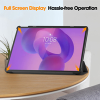 Étui pour tablette Lenovo Idea Tab Pad Pro TB373FU TB375FC 12.7 pouces, housse portable anti-chute à trois volets