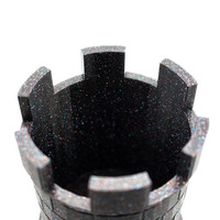 Filamento PLA Galaxy Glitter Negro (3 Unidades), 1.75mm, Color Negro, Filamento PLA para Impresora 3D