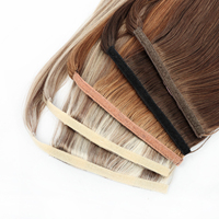 Extensions de cheveux queue de cheval en gros, qualité supérieure, à enrouler, cuticules alignées, 100% cheveux humains bruts