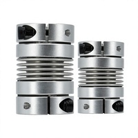 Accouplement souple en alliage d'aluminium pour encodeur, moteur pas à pas, servomoteur, vis, ressort, pour CNC