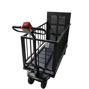 Elektrische batterij-aangedreven kar met 400W vermogen, 500 kg draagvermogen en hek voor gebruik in de tuin. - Product Image 6