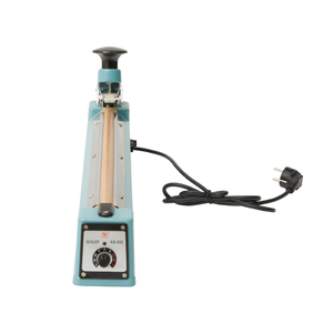 Machine à sceller les sacs en film plastique, scelleuse thermique manuelle portable avec coupeur central - Product Image 3