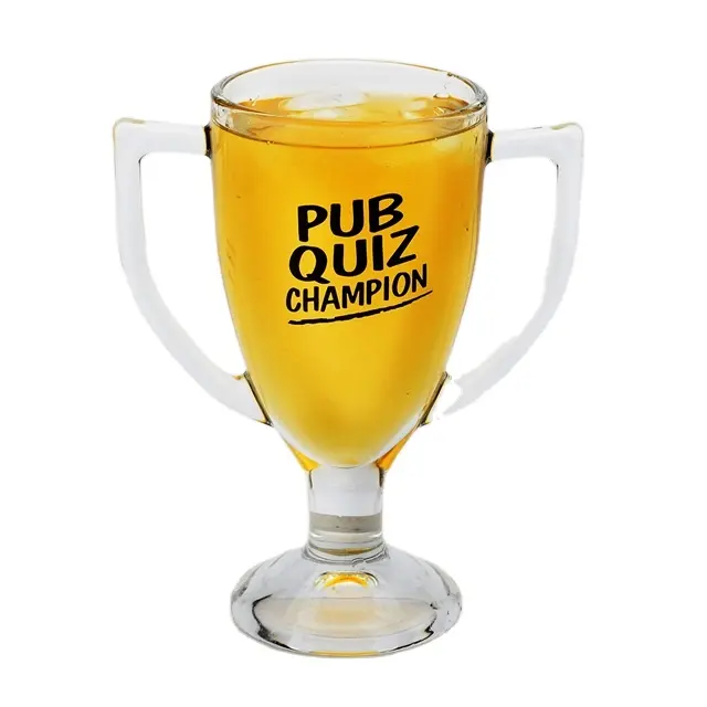 Großhandel Bar Glaswaren Champion Glas Bier Tasse Doppelseitige Trinken Steins Bier Becher
