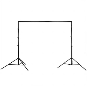 Système de support de <span class=keywords><strong>fond</strong></span> rétractable pour diffusion en direct, support de <span class=keywords><strong>fond</strong></span> <span class=keywords><strong>vert</strong></span>, trépied métallique pour photographie, vidéo et prise de vue de portraits - Product Image 1
