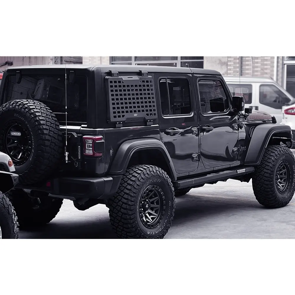 Maiker Off Road Aluminum Multifunctional side window expansion panel 1pcs For Jeep Wrangler JL Exterior Accessories