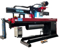 Machine de soudage automatique à couture droite et longitudinale pour la fabrication de tôles d'acier et de cylindres