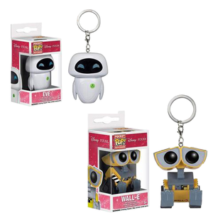 Walle y <span class=keywords><strong>Eve</strong></span> Robot Llavero PVC Figura DE ACCIÓN Colección Modelo de juguete - Product Image 1