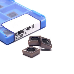 Plaquette de tournage CNC en Cermét DL CCMT09T304, forme rhombique, fixation par vis, OEM - Product Image 2