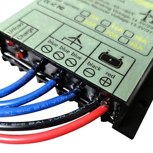 กันน้ำได้สำหรับความเร็วลมต่ำ แรงดันไฟฟ้า 12v 24v ระบบอัตโนมัติ 48V รองรับมากกว่า 1KW ตัวควบคุมการชาร์จพลังงานลม MPPT รุ่น SM-MPPT-CONTROLLER Boos - Product Image 2