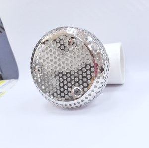 <span class=keywords><strong>Baignoire</strong></span> à remous Design moderne Couvercle en acier inoxydable Spa Aspiration PVC Drain Portable Autoportante Fonction de massage pour salle de bain - Product Image 4