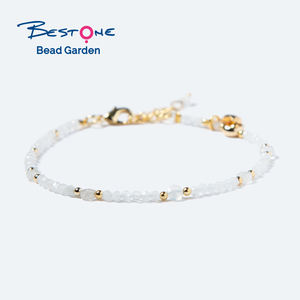 New Hot Sale 2.5mm Natural Moonstone <b>Beaded</b> <b>Bracelet</b> Gemstone Beads <b>Bracelet</b> <b>for</b> <b>Women</b> and Girls - Product Image 2