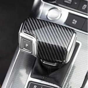 carbon fiber gear shift knob sticker handle ball for Audi A4 A5 A6 A7 Q5 Q7 S6 S7 car interior accessories decoration
