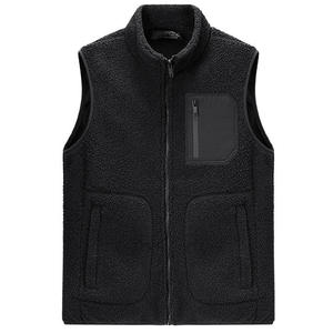 Vente en gros de haute qualité pour hommes hiver vêtements <span class=keywords><strong>d</strong></span>'extérieur solides bulle épaisse veste à capuche logo personnalisé chaud gilet bouffant pour hommes - Product Image 6