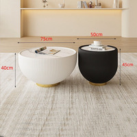 Nouveau Canapé Courbé Yazhi Design Lune Mobilier de Salon Confortable Maison Moderne Tissu Laine d'Agneau Blanc