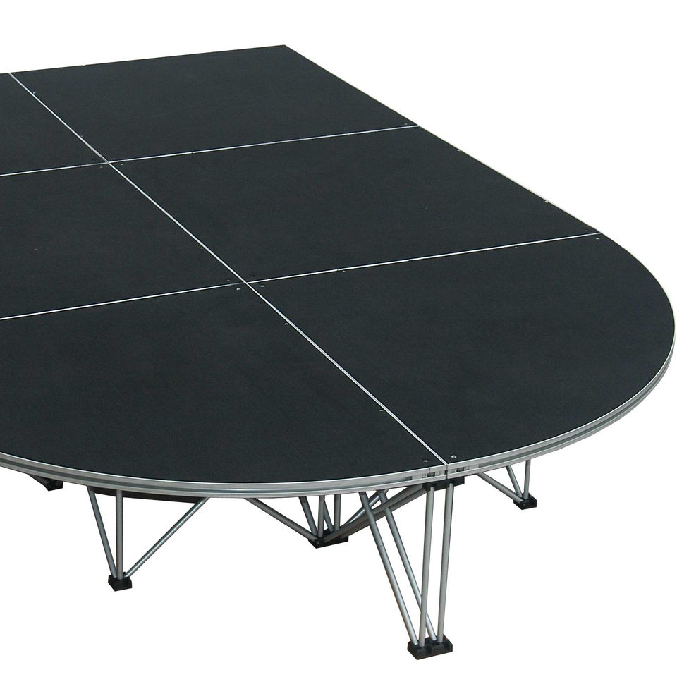 100cm Semicircle Drum Stage - Portable & Durable Riser