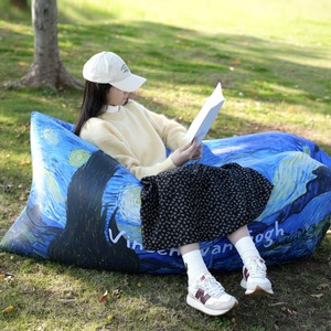 Sofá Inflable Portátil Plegable Moderno, Impermeable y Ligero para Acampar y Uso <span class=keywords><strong>en</strong></span> el Dormitorio, Disponible <span class=keywords><strong>en</strong></span> Stock - Product Image 1