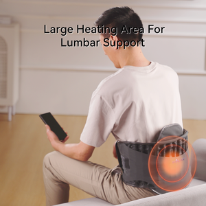 Sabuk penyangga traksi pinggang inframerah jarak jauh, sabuk penyangga pengekang pinggang kompresi panas dekompresi udara tiup - Product Image 3