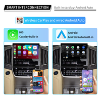 Android 10.1 para Land Cruiser 2016-2019, Micrófono Integrado, Reproductor Multimedia, DSP, GPS, Cámara de Reversa AHD, 1 Año de Garantía