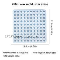 Moule en silicone 13 styles pour sceau de cire, cire à peindre, cire aromatique et cire adhésive pour loisirs créatifs DIY