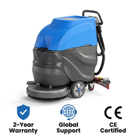 Nettoyeur de sols en marbre industriel électrique autopropulsé CleanHorse X3 530 mm à batterie pour entrepôts et gymnases
