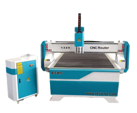 Machine de gravure sur bois facile à utiliser 1325, routeur CNC avec moteur de broche de 6,0 kW, précision de positionnement de 0,03 mm, garantie d'un an