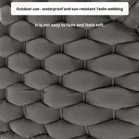 Ensemble de jardin moderne en métal de style nordique, chaise, canapé, table basse - résistant à l'eau, protection solaire, rotin tissé, multifonctionnel